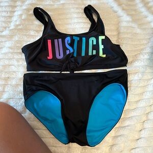 Black/Rainbow Justice Bikini